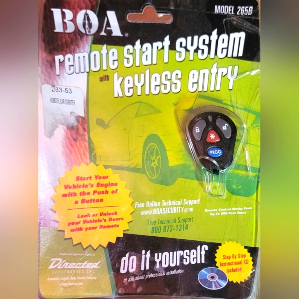 BOA Remote Start Keyless Entry System
